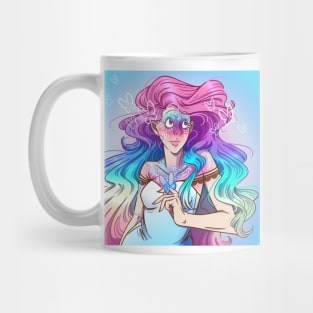 Candy Rainbows and Butterflies Mug